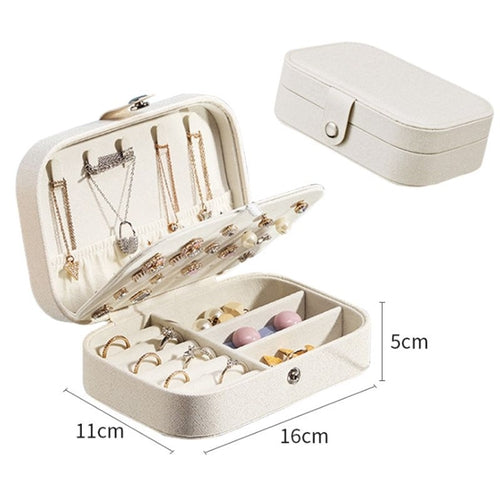 Portable Jewelry Box Jewelry Organizer Display Travel Jewelry Case